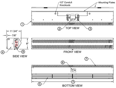 Lopro Drive Up Window Air Curtain Drive Thru Window Air