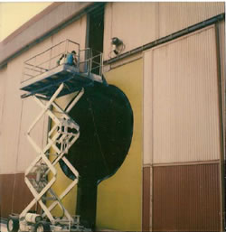 field installation of air hanger