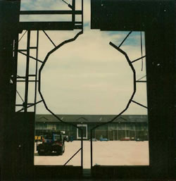 air hanger steel framing 