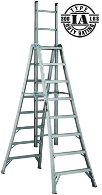 aluminum extendion trestle ladders