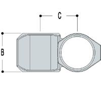 Type L45 Crossover may be also used to add intermediate levels
on racks.