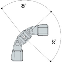 Type LC51 Double Swivel Socket component dimensions are available <br>
by referencing parts LF50 and LM51.