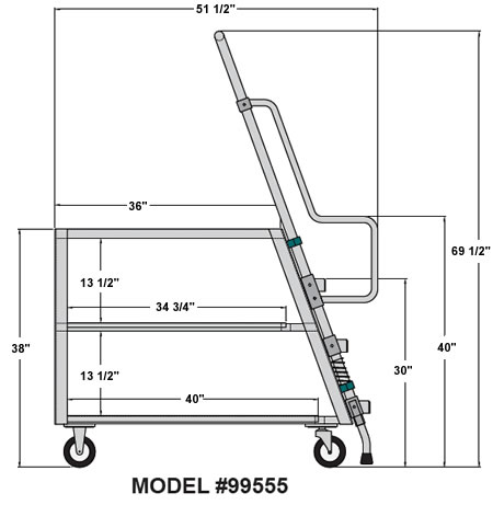 aluminum ladder carts