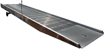 aluminum mobile yard ramps