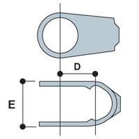 Type 17 Clamp On Crossover can be added to an existing structure however pipe should not be joined within this fitting.
