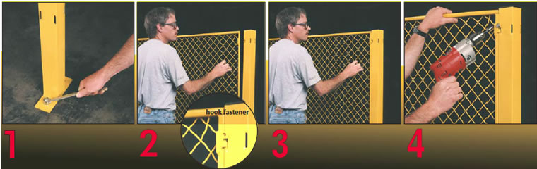 ez guard perimeter fence