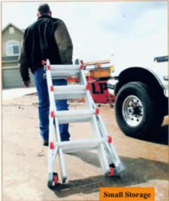 small storage ladders