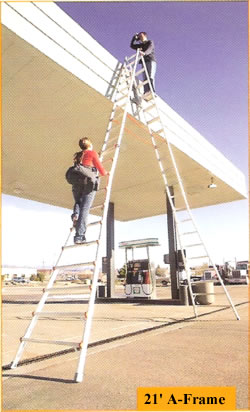 21' a-frame ladder