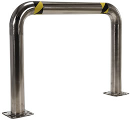 The Stainless Steel High Profile Guards are made of heavy-duty welded steel to protecting racks, building walls, expensive equipment, and can be used for hundreds of other applications.